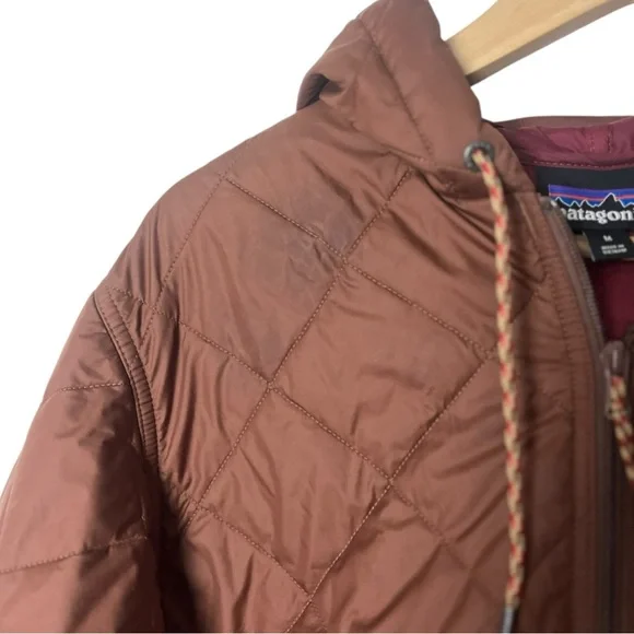 Patagonia Men's Diamond Quilted Bomber Hoody Jacket M - Picture 4 of 9